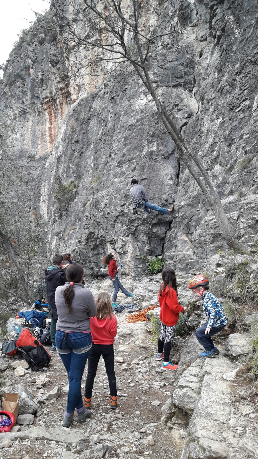 Arrampicata ad Albenga 5 marzo 2017